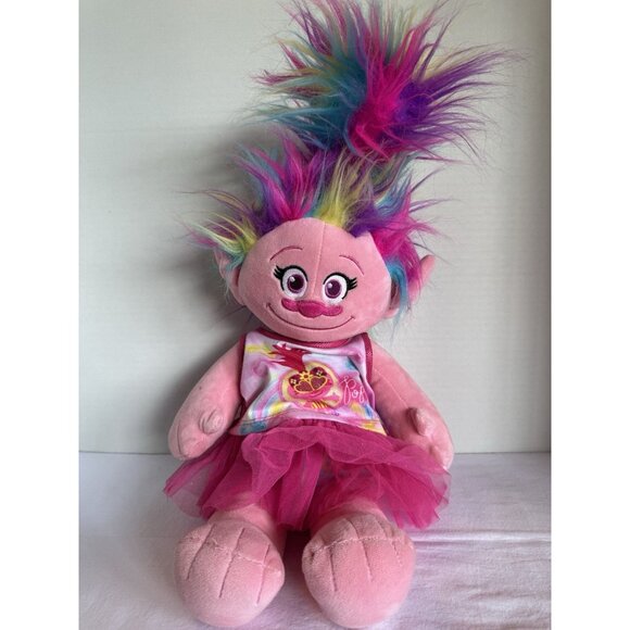 Build A Bear Trolls World Tour Poppy BAB 23” Plush Excellent Condition - Picture 1 of 6